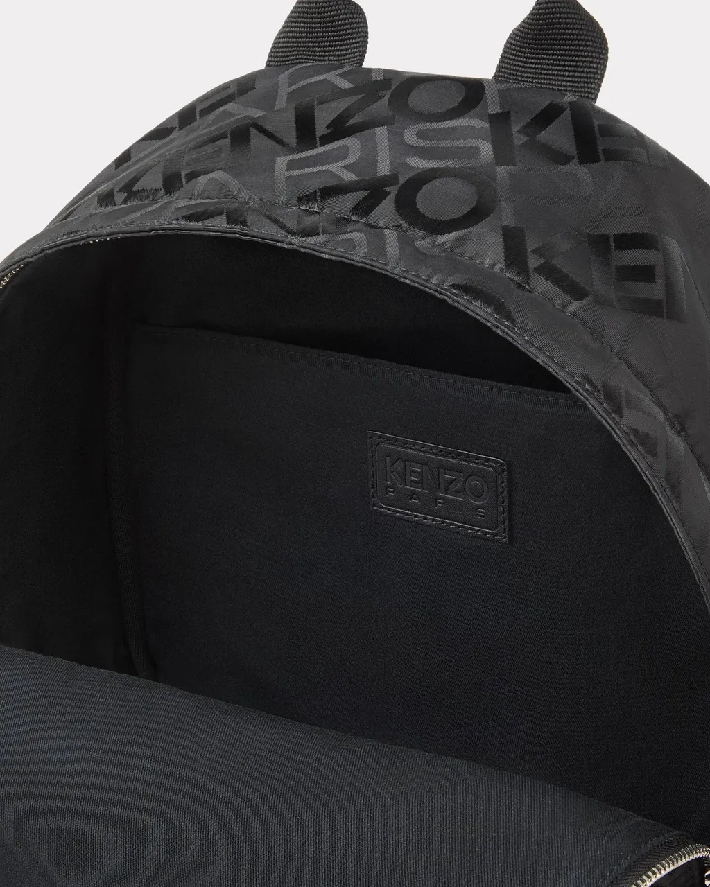 Kenzo Logo Jacquard Zipped Backpack