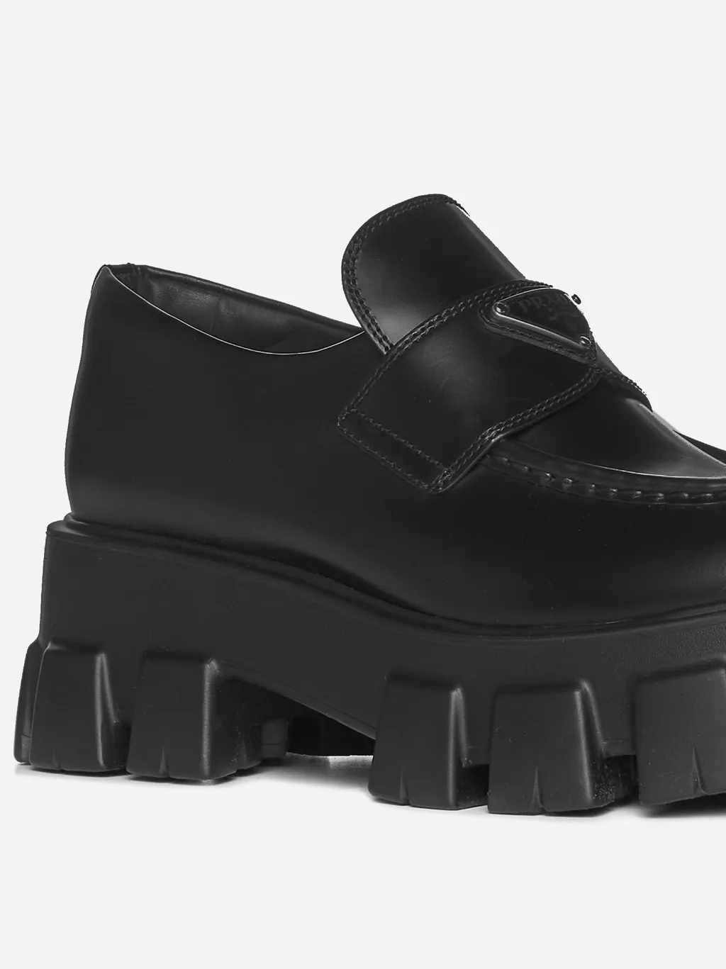 Prada Monolith Chunky Loafers