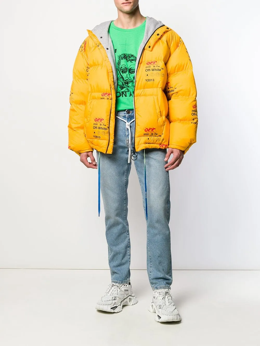 Stitched Straight Jeans