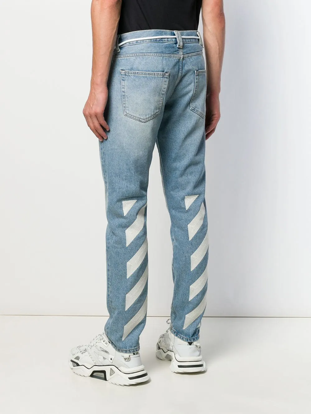 Stitched Straight Jeans