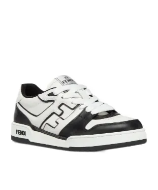 Fendi Match Panelled Low-Top Sneakers