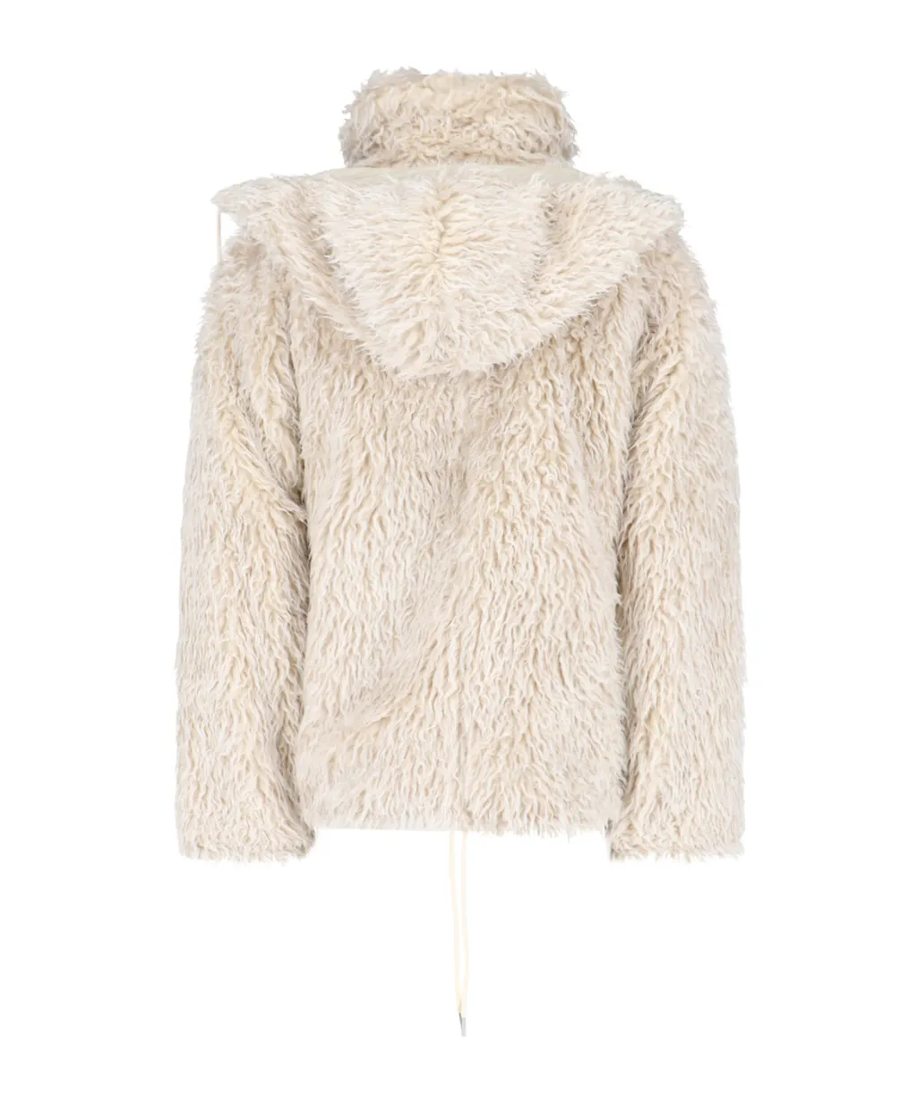 Marni Logo Patch Zipped Coat