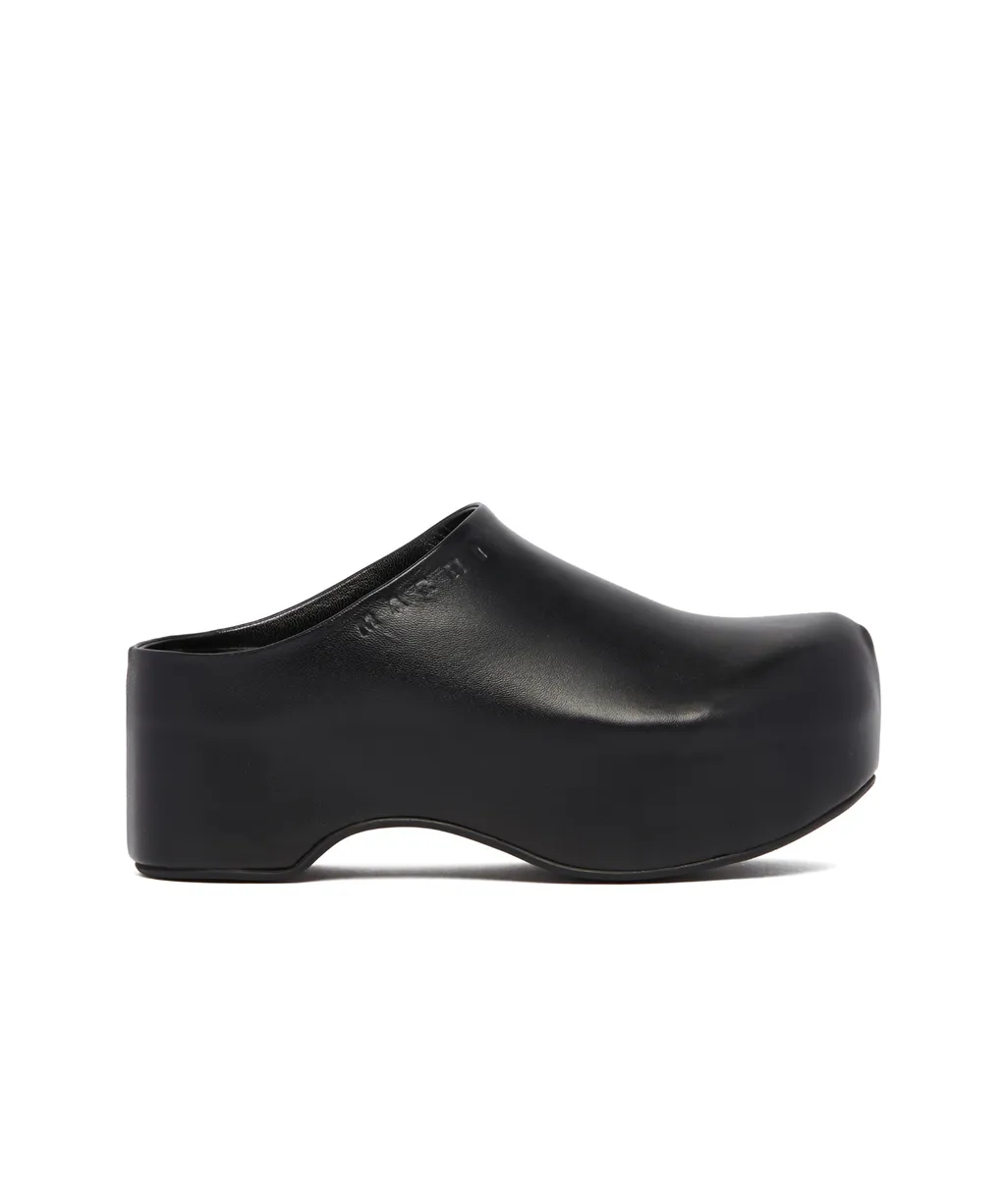 Marni Logo-Embossed Slip-On Clogs