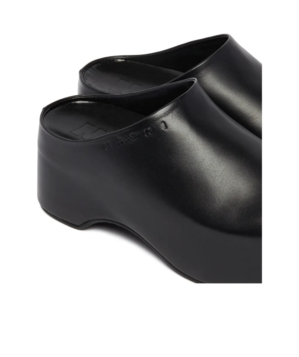 Marni Logo-Embossed Slip-On Clogs