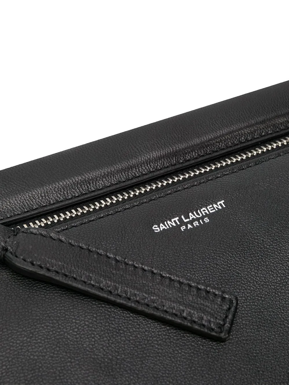 Saint Laurent Logo Flat Crossbody Bag