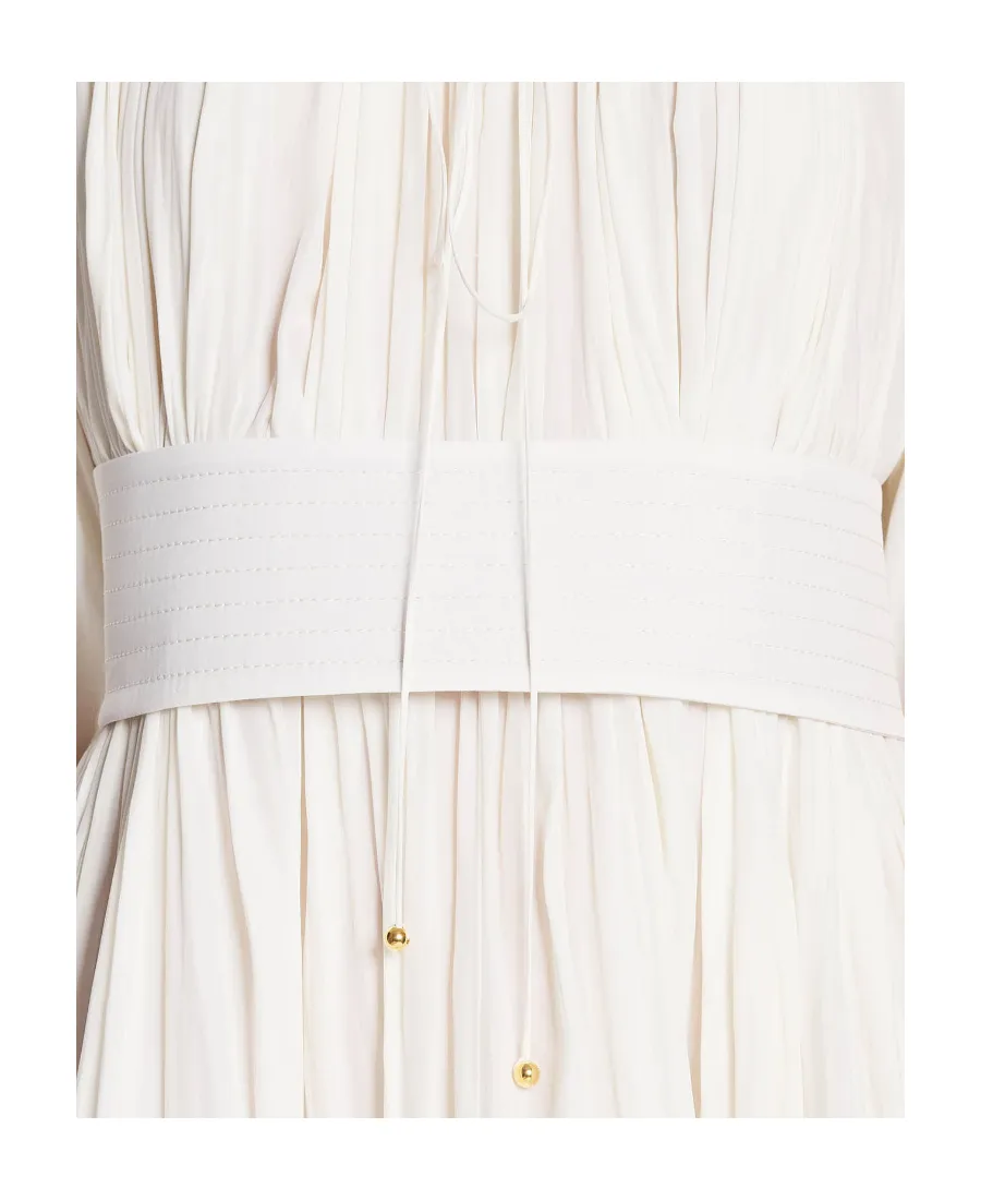 A Short Dress With Lotus Leaf Edges