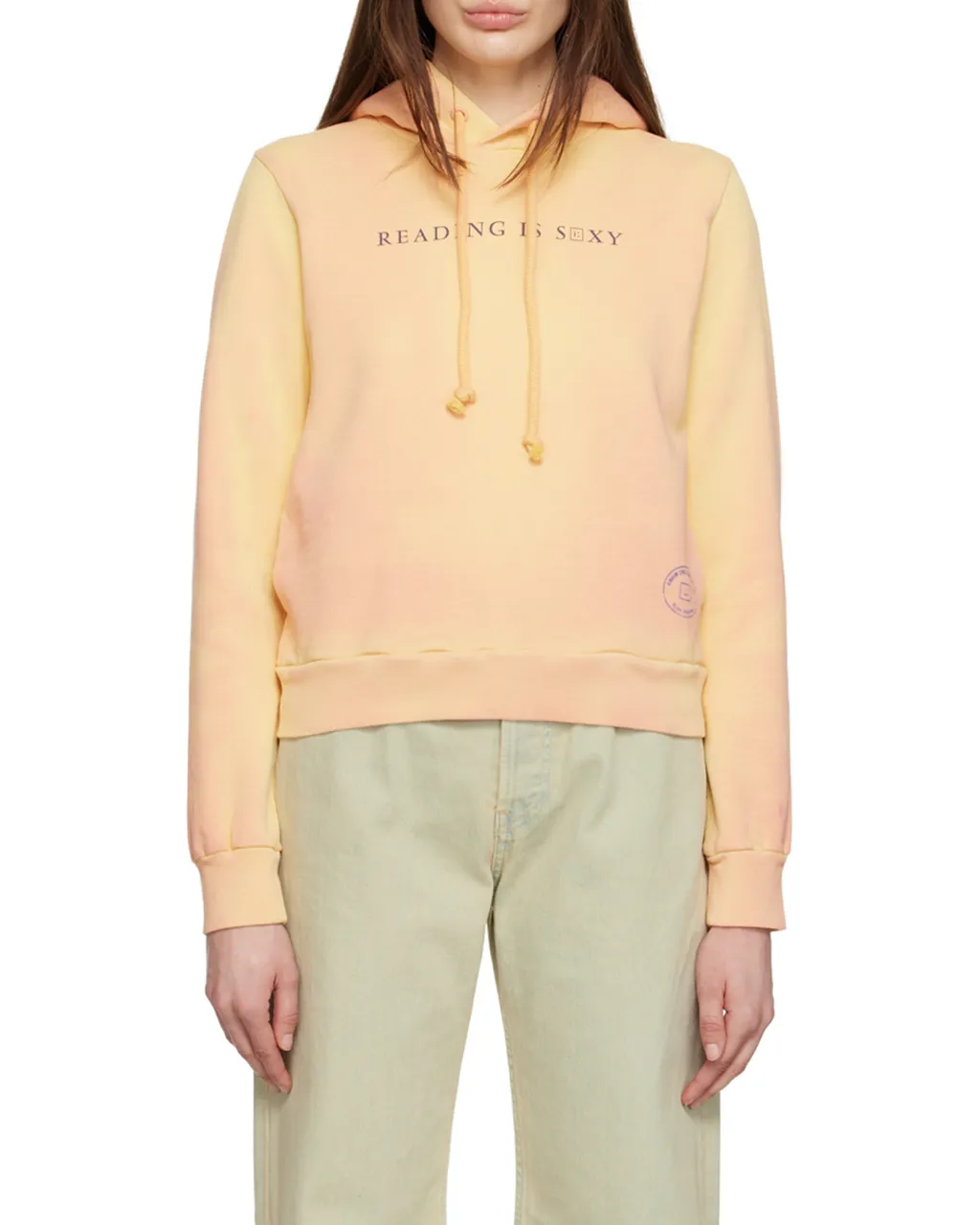 Acne Studios Reactive Cropped Hoodie