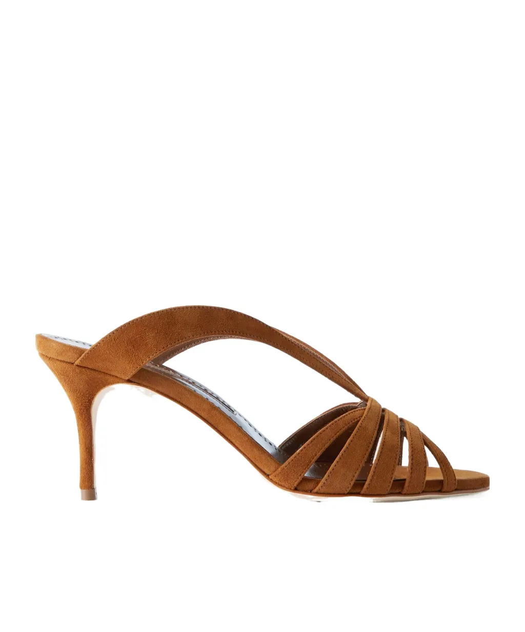 Round Head High-Heeled Sandals