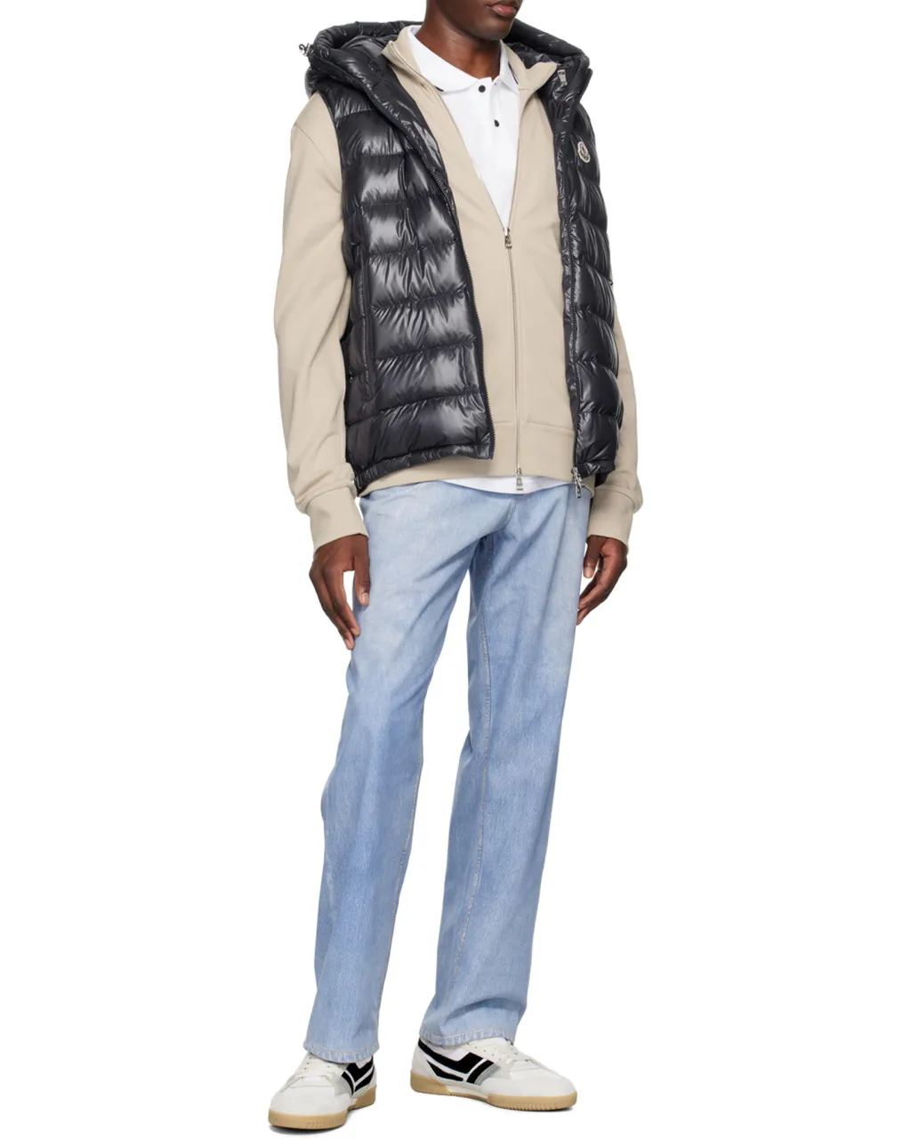 Moncler Barant Logo Patch Gilet