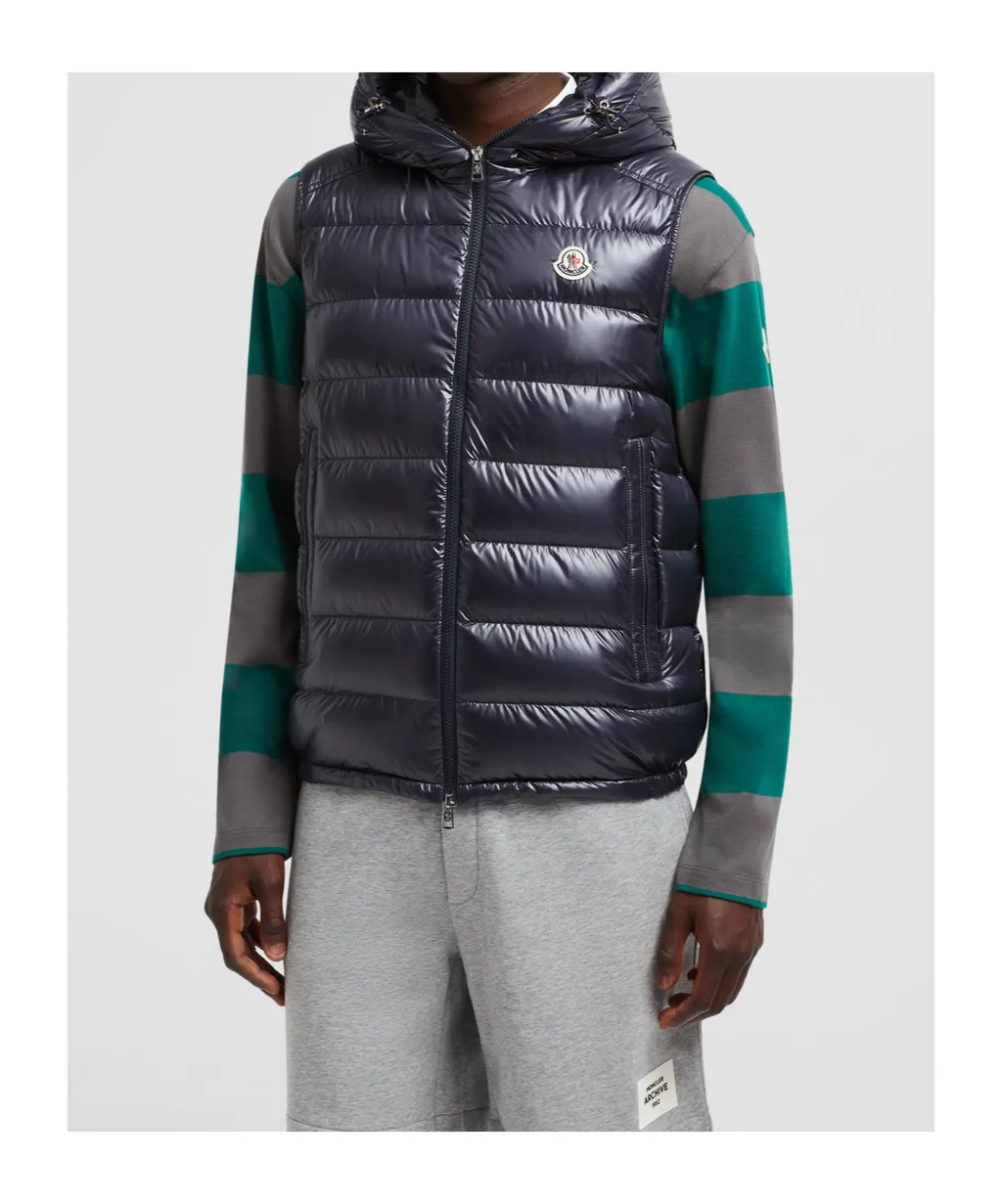 Moncler Barant Logo Patch Gilet
