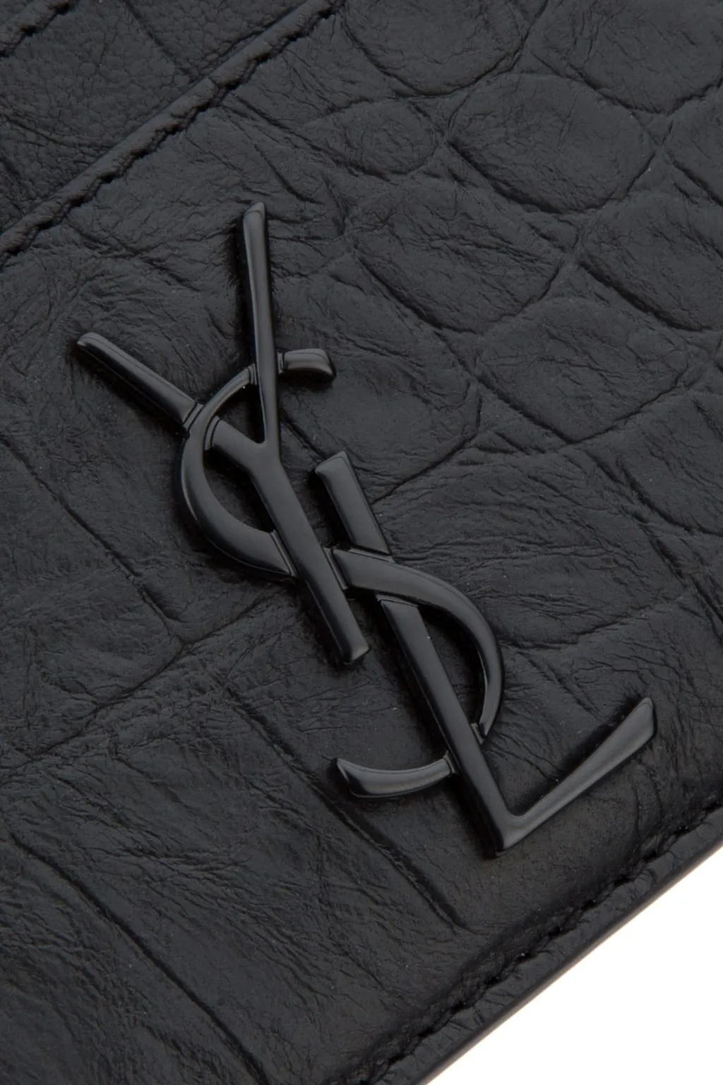 Saint Laurent Logo Plaque Cardholder