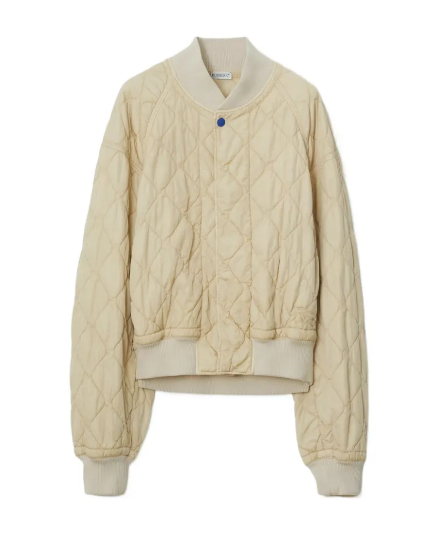 Burberry Quilted Buttoned Bomber Jacket
