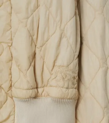 Burberry Quilted Buttoned Bomber Jacket