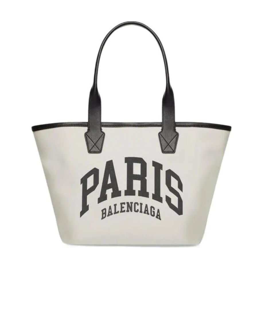 Borsetta Tote Cities Paris Jumbo Da Donna In Beige