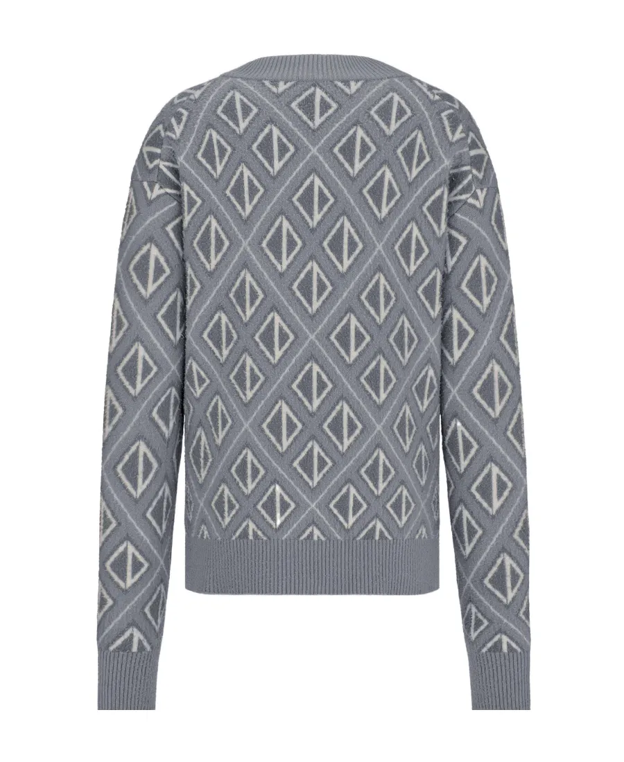 Long-Sleeved Knitted Pullover