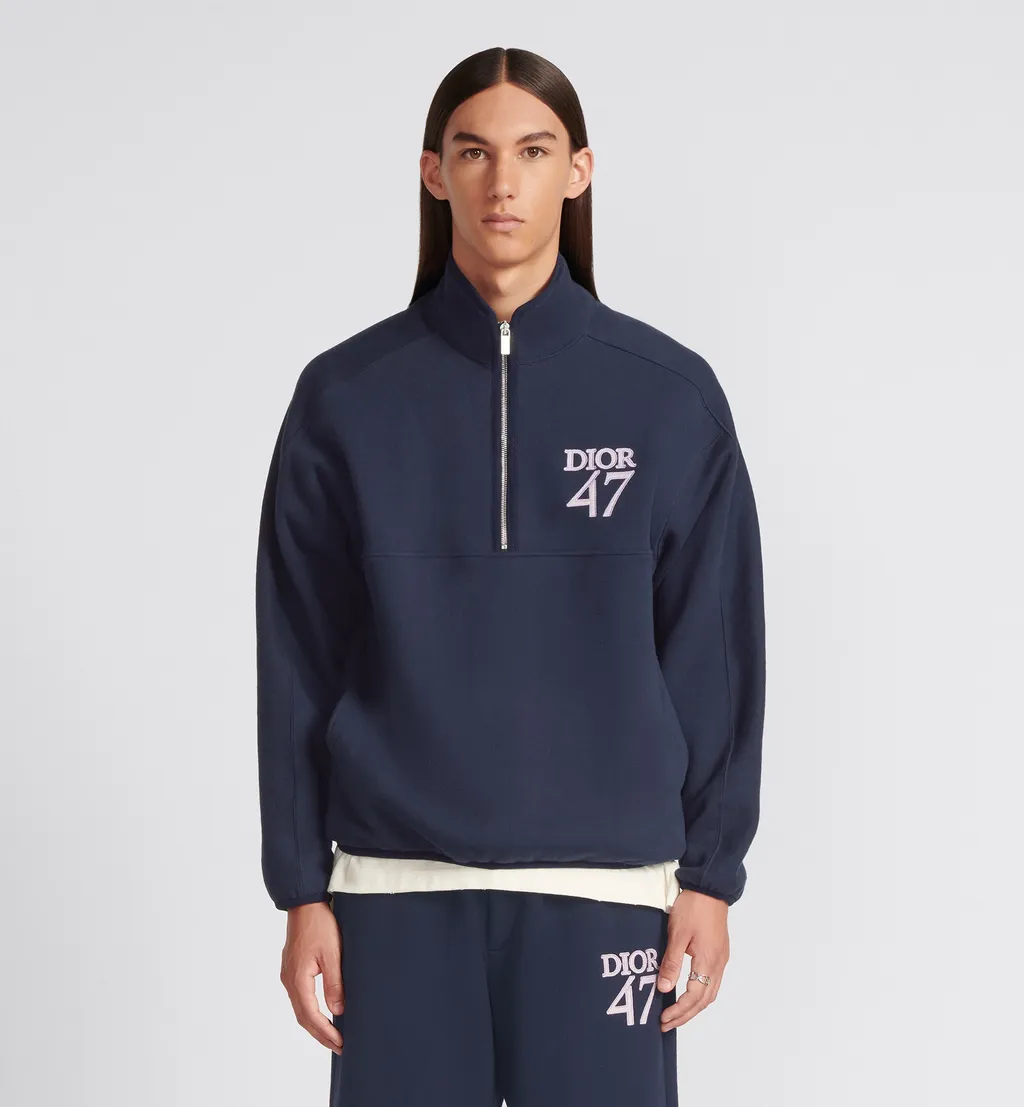 Regular-Fit Sweater With Stand Collar