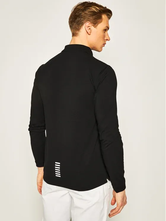 Logo Long-Sleeved Polo Shirt