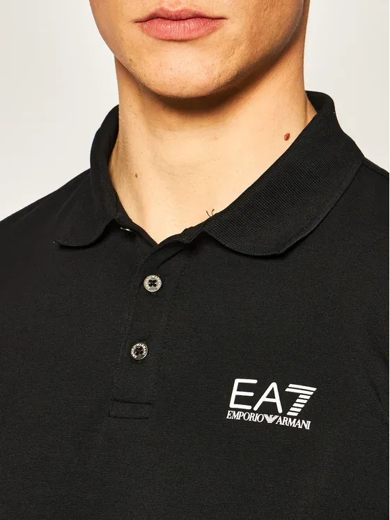 Logo Long-Sleeved Polo Shirt