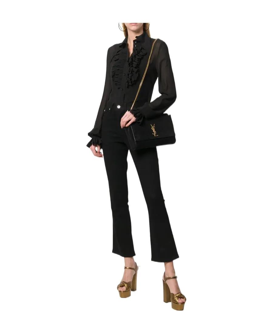 Saint Laurent Kate Reversible Chained Medium Shoulder Bag