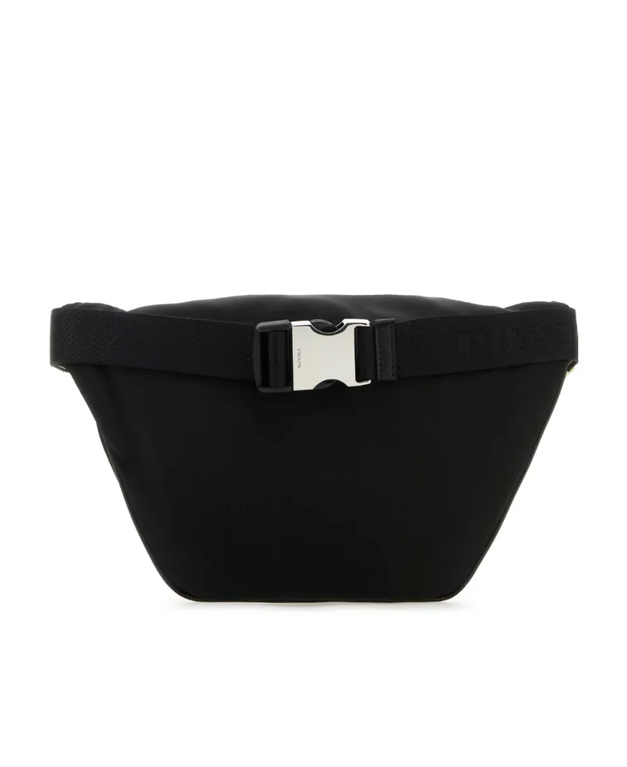 Prada Logo-Plaque Zipped Belt Bag