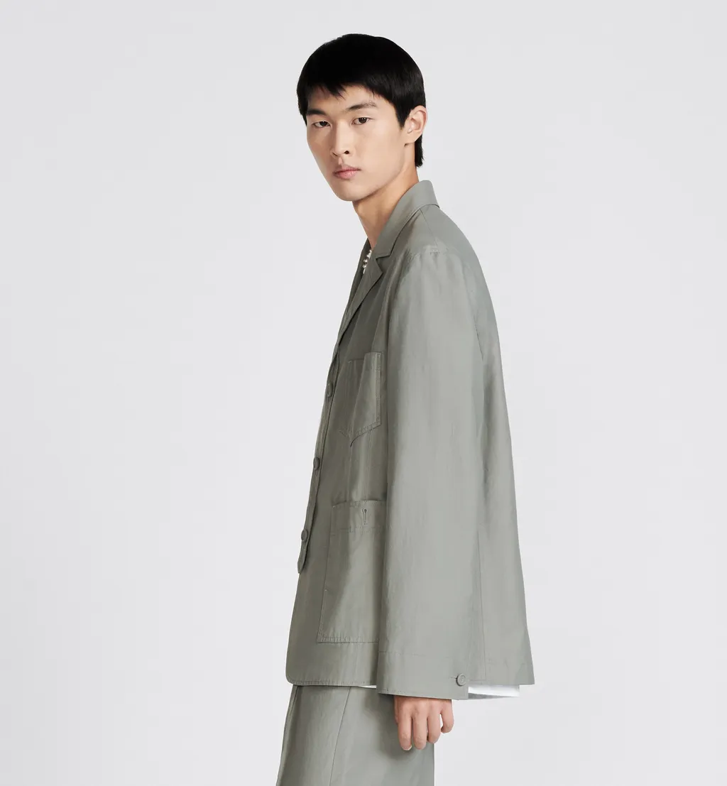 Dior Homme Collared Button-Up Work Jacket