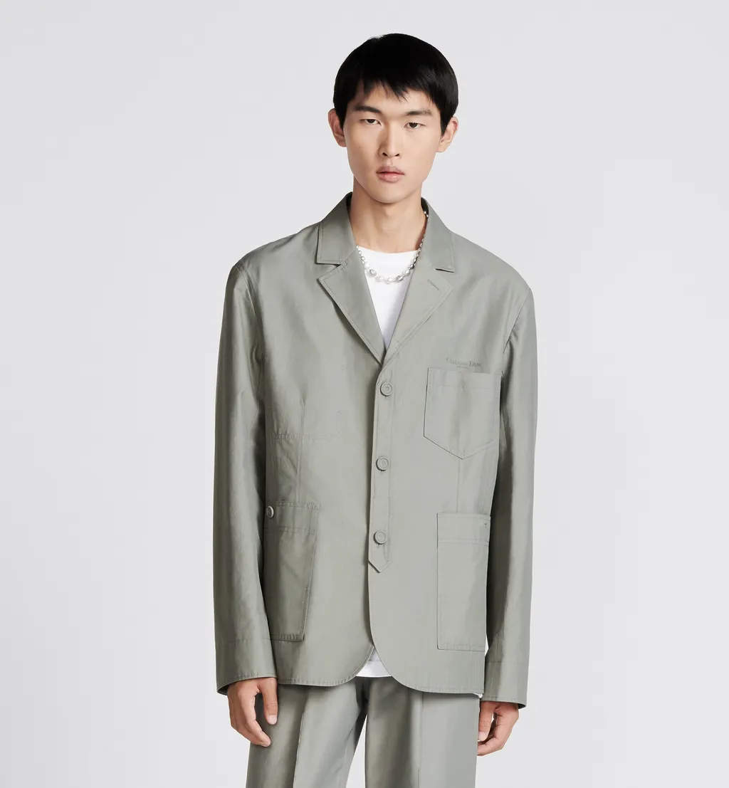 Dior Homme Collared Button-Up Work Jacket