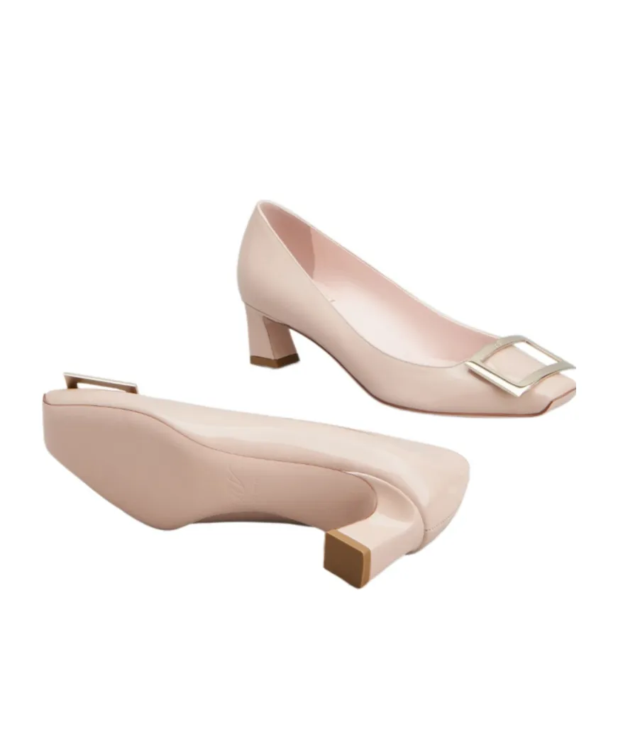 Roger Vivier Trompette Embellished Buckle Pumps