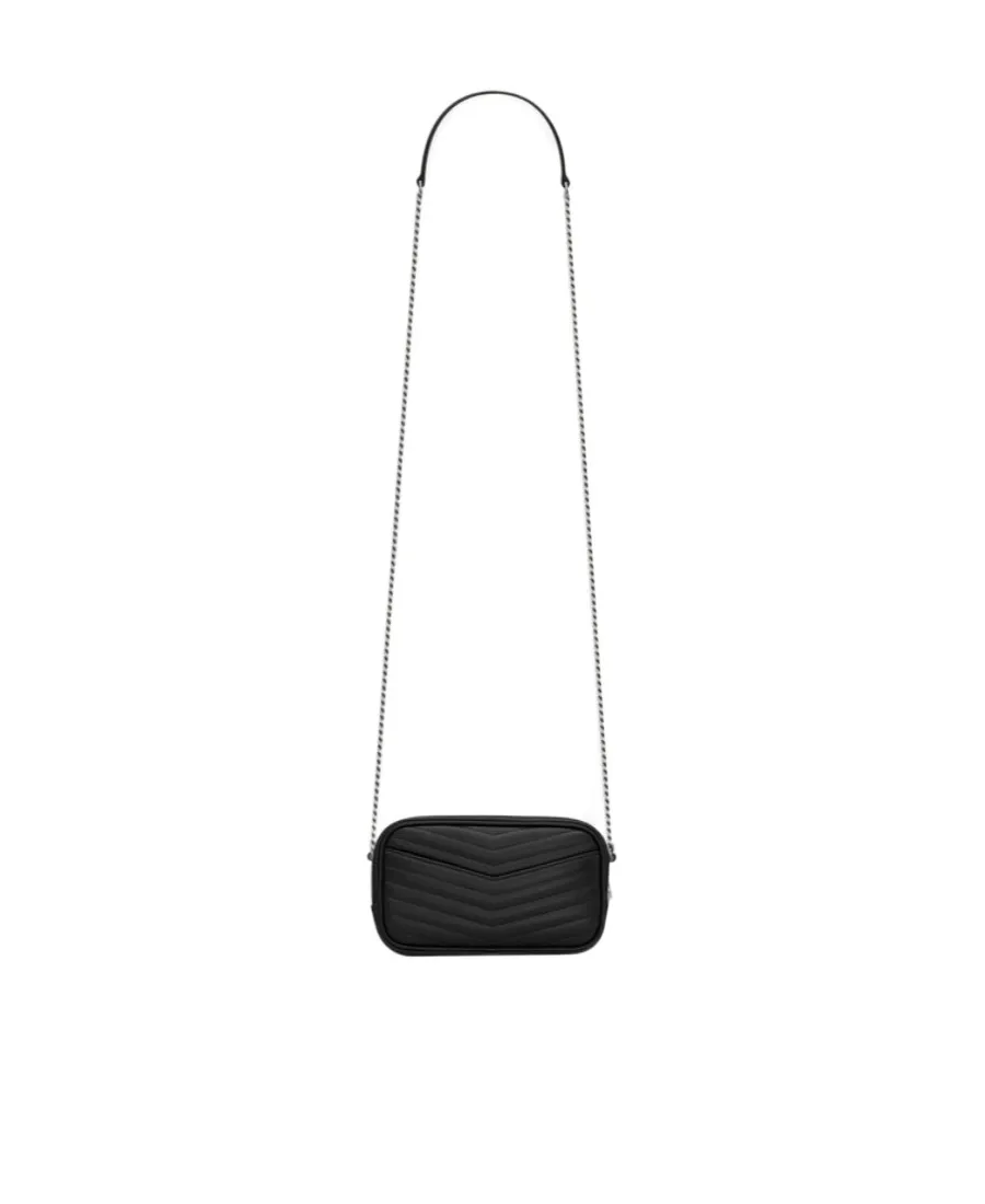 Saint Laurent Lou Quilted Mini Shoulder Bag