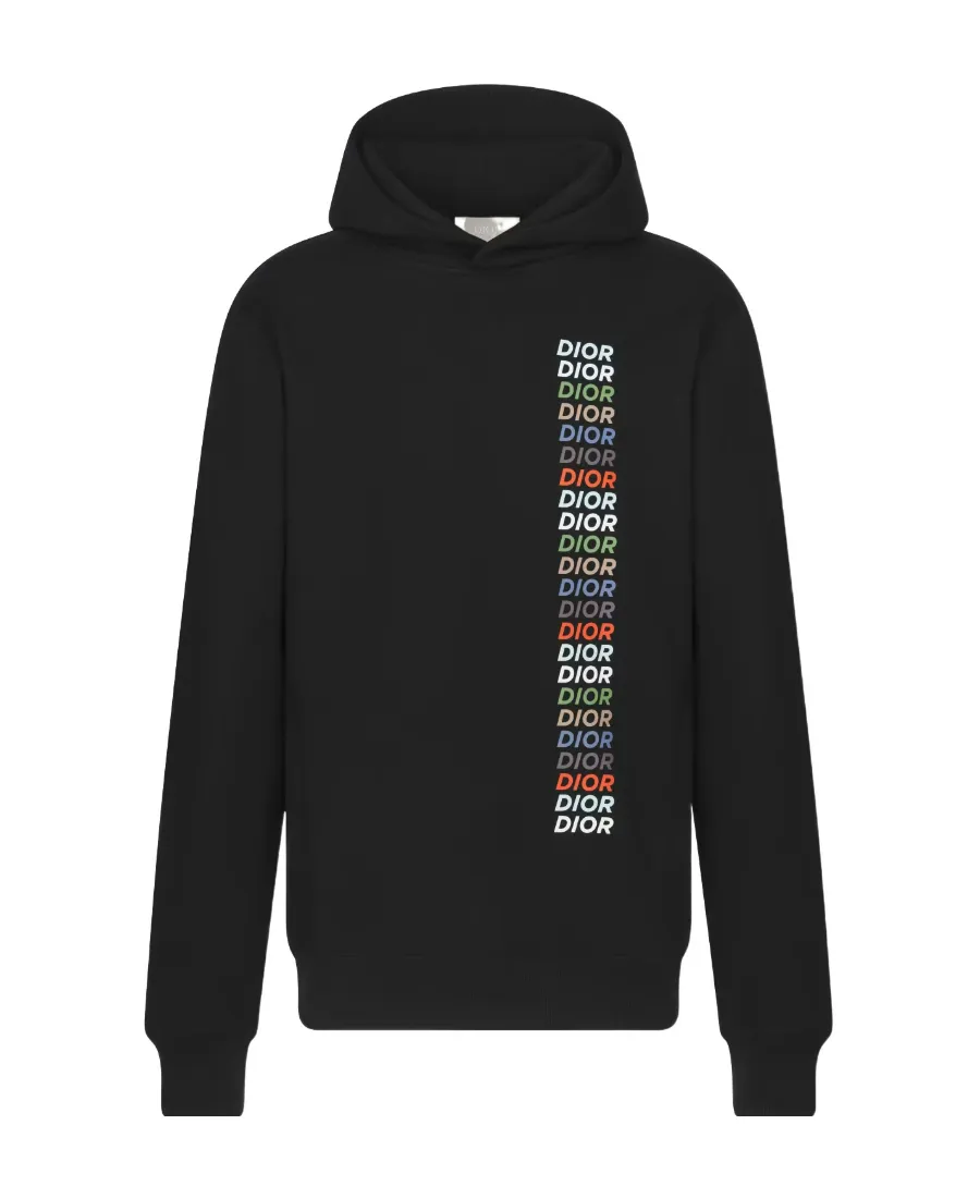 Dior Homme Logo Printed Long-Sleeved Hoodie