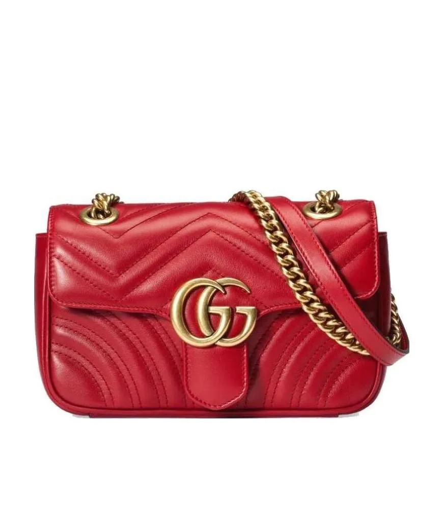 Gucci Gg Marmont Matelassé Mini Shoulder Bag