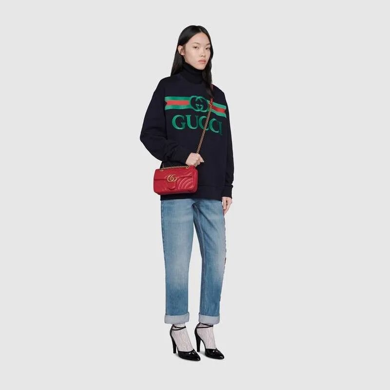 Gucci Gg Marmont Matelassé Mini Shoulder Bag