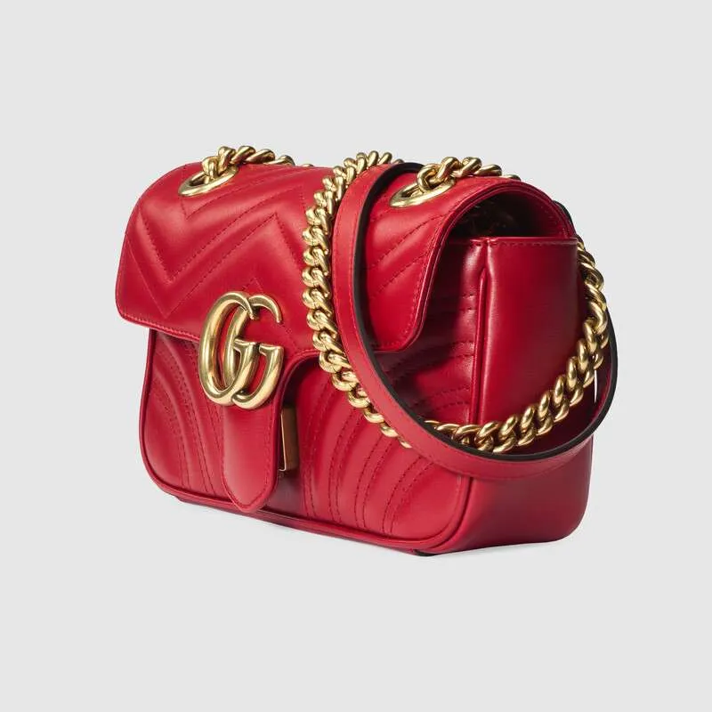 Gucci Gg Marmont Matelassé Mini Shoulder Bag