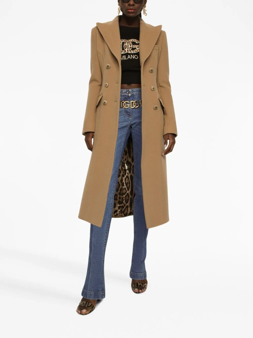 Dolce & Gabbana Long Double-Breasted Coat