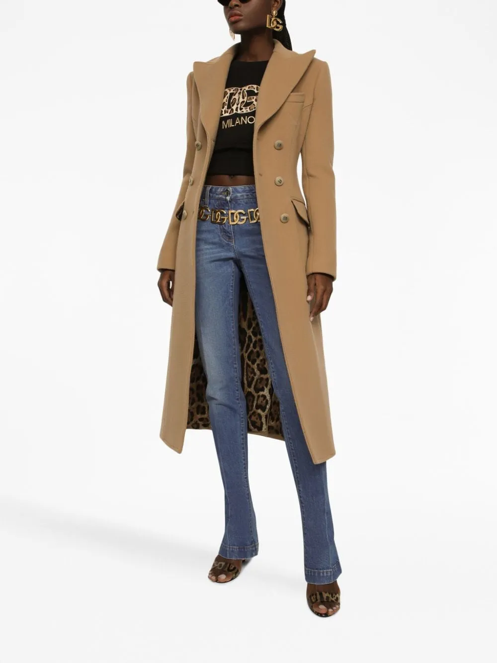 Dolce & Gabbana Long Double-Breasted Coat