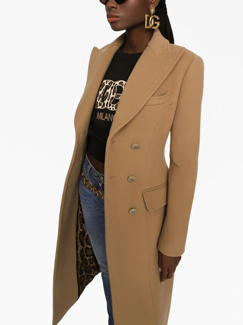 Dolce & Gabbana Long Double-Breasted Coat