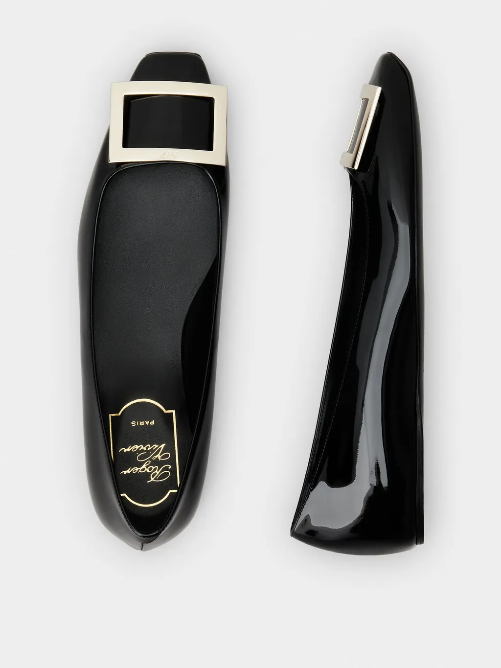 Roger Vivier Trompette Buckle Ballerina Flats