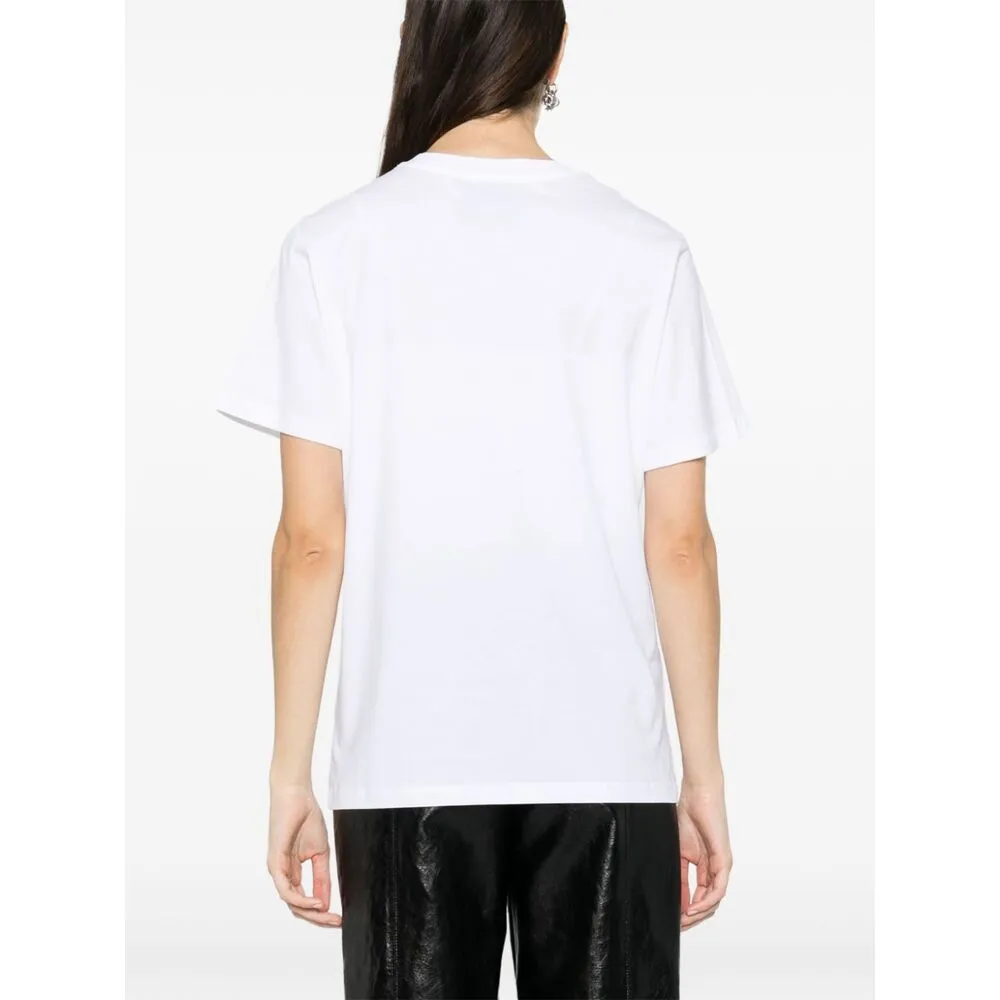 Moschino Logo Printed Crewneck T-Shirt