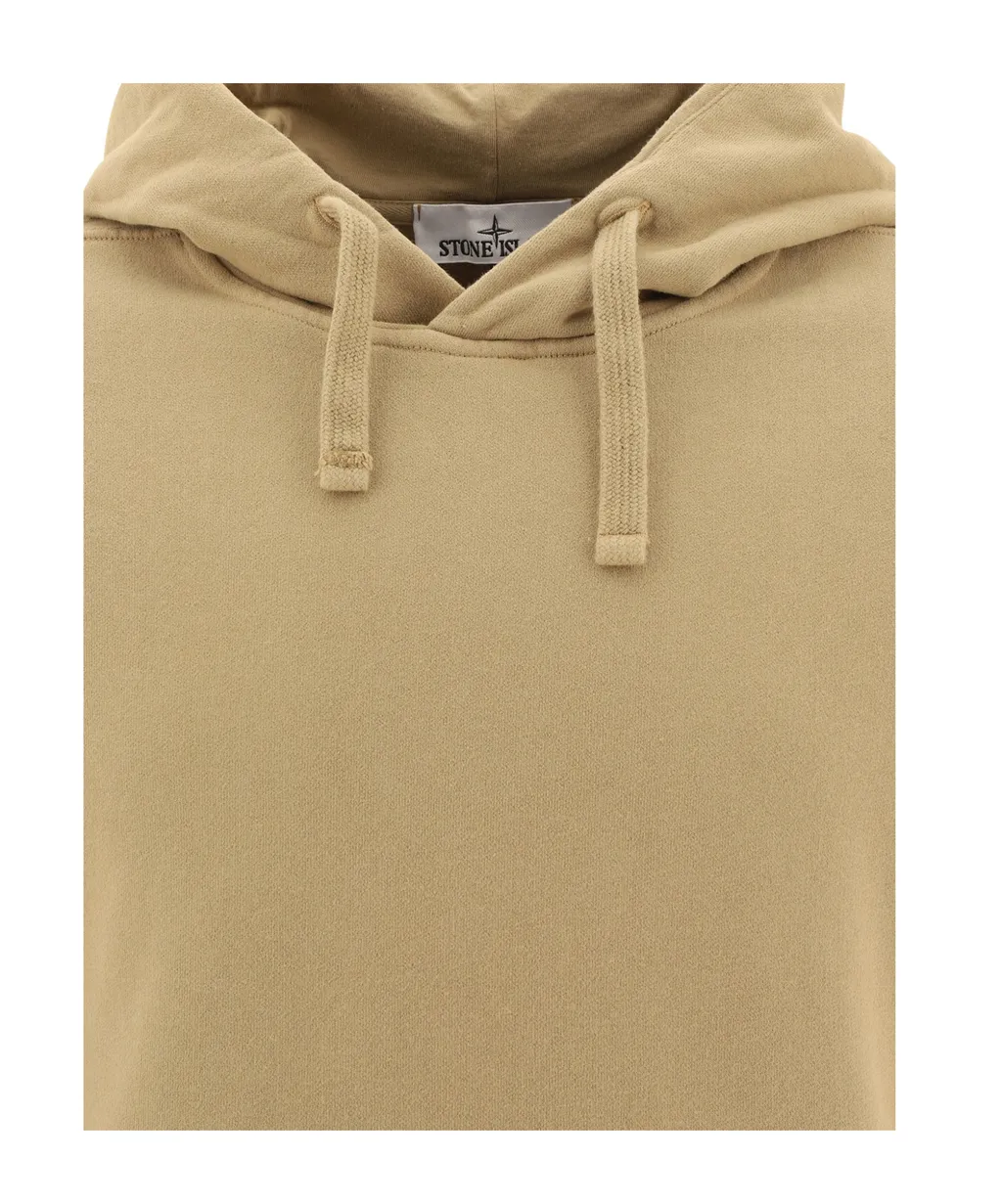 Stone Island Logo Patch Drawstring Hoodie