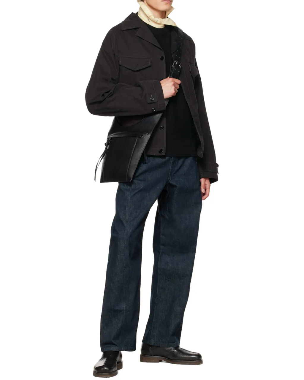 Lemaire High Waisted Straight Leg Trousers