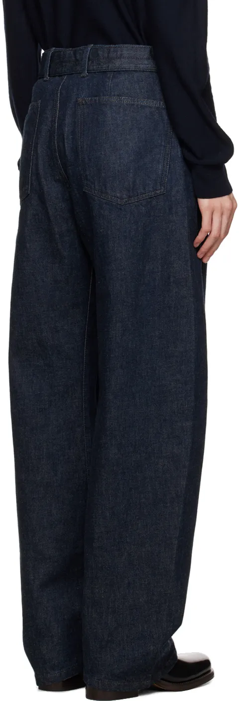 Lemaire High Waisted Straight Leg Trousers