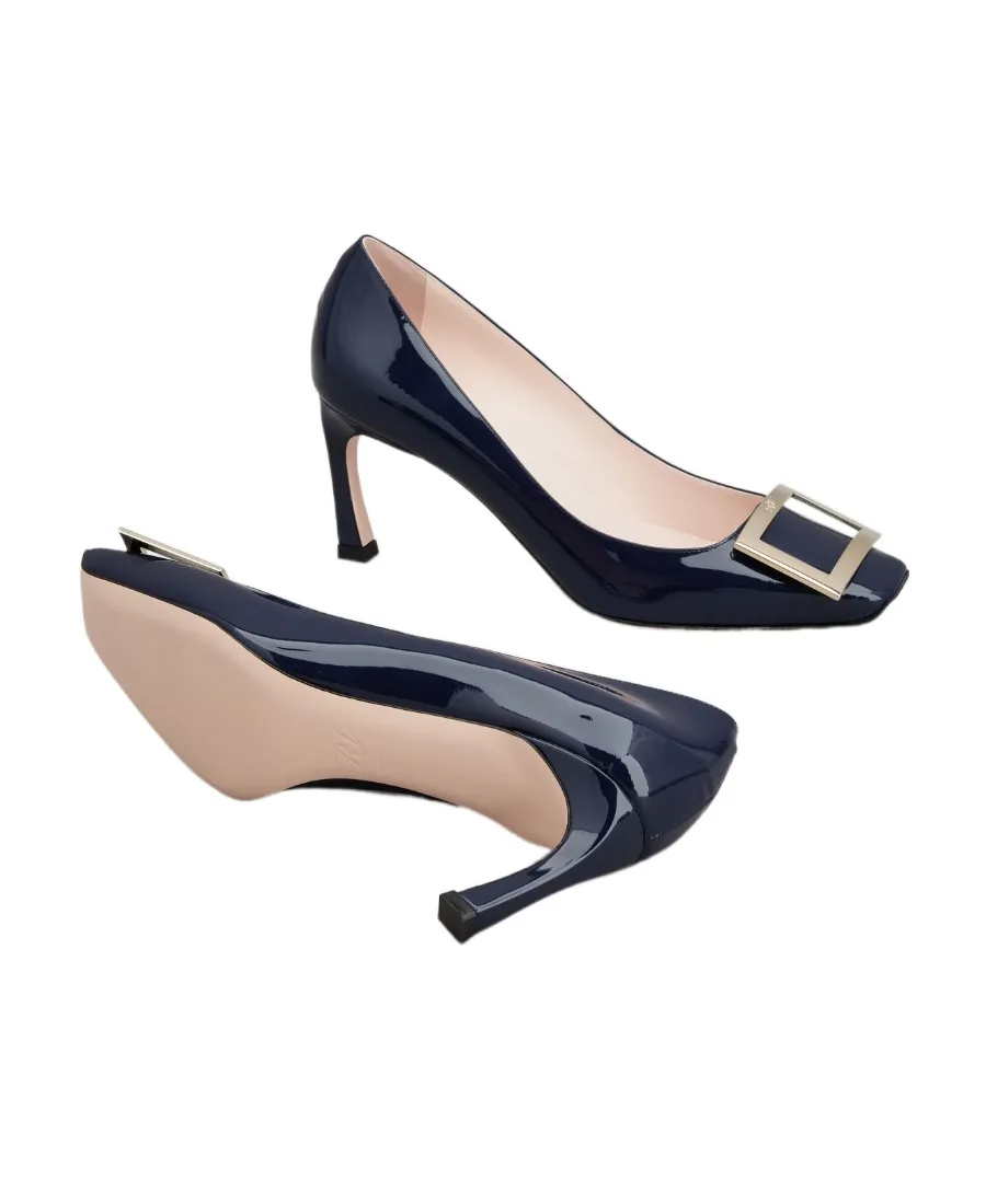 Roger Vivier Trompette Buckle Detailed Pumps