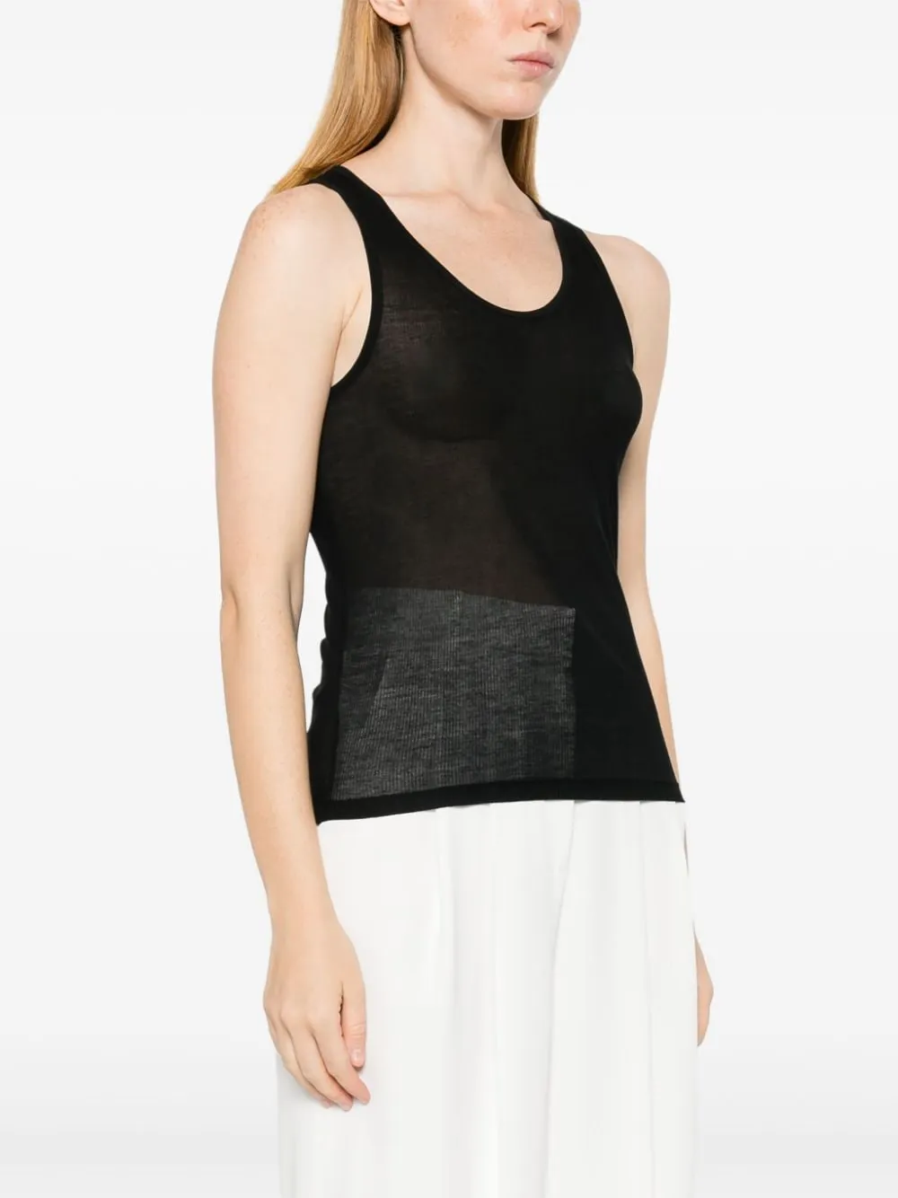 Khaite Johnnie Sleeveless Tank Top