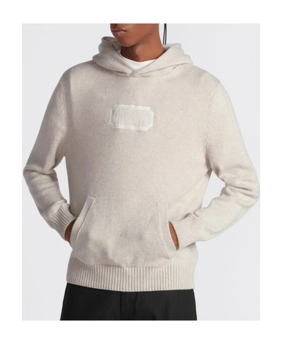 Dior Homme Logo Patch Long-Sleeved Hoodie