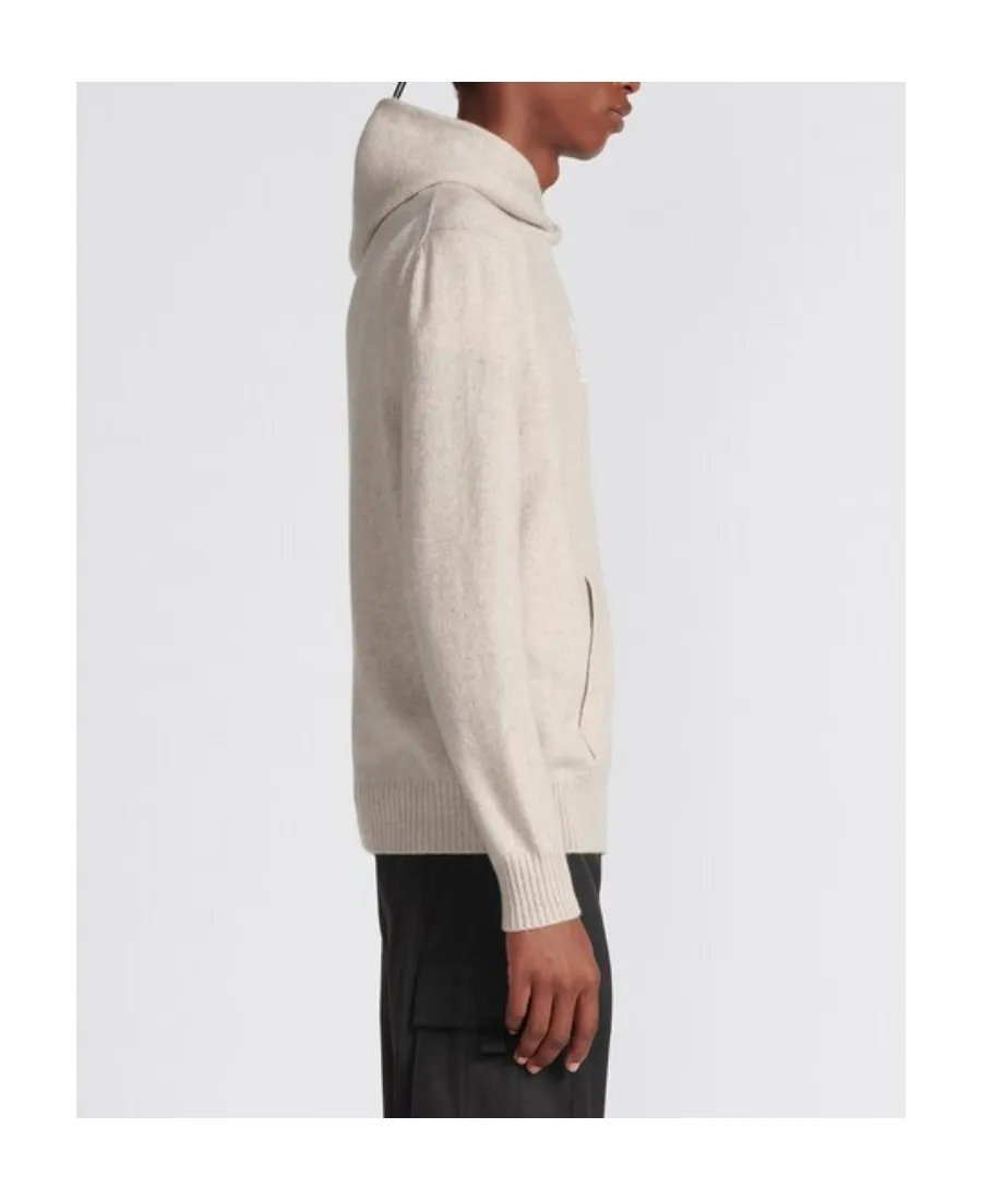 Dior Homme Logo Patch Long-Sleeved Hoodie