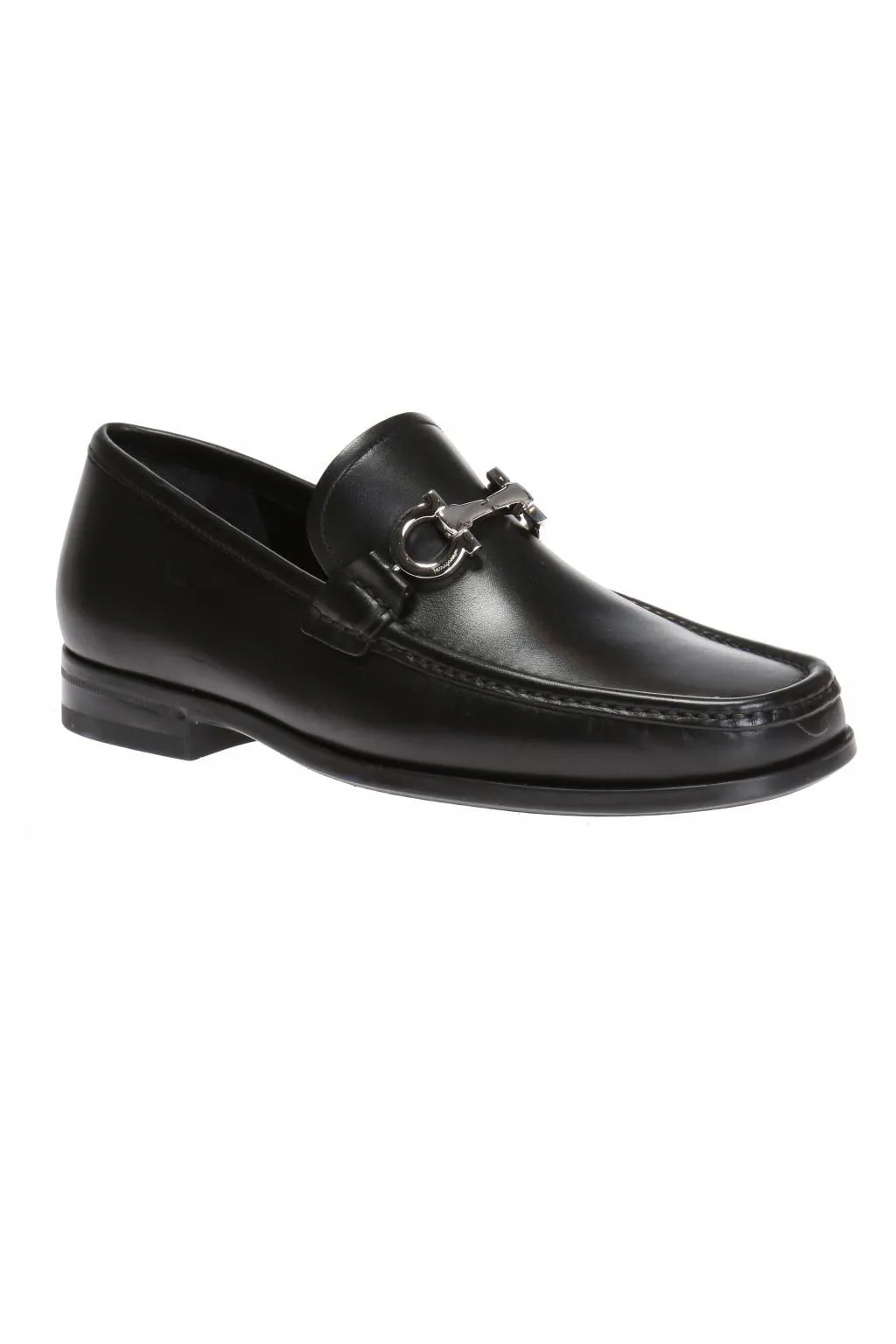 Salvatore Ferragamo Gancini Reversible Plaque Moccasins