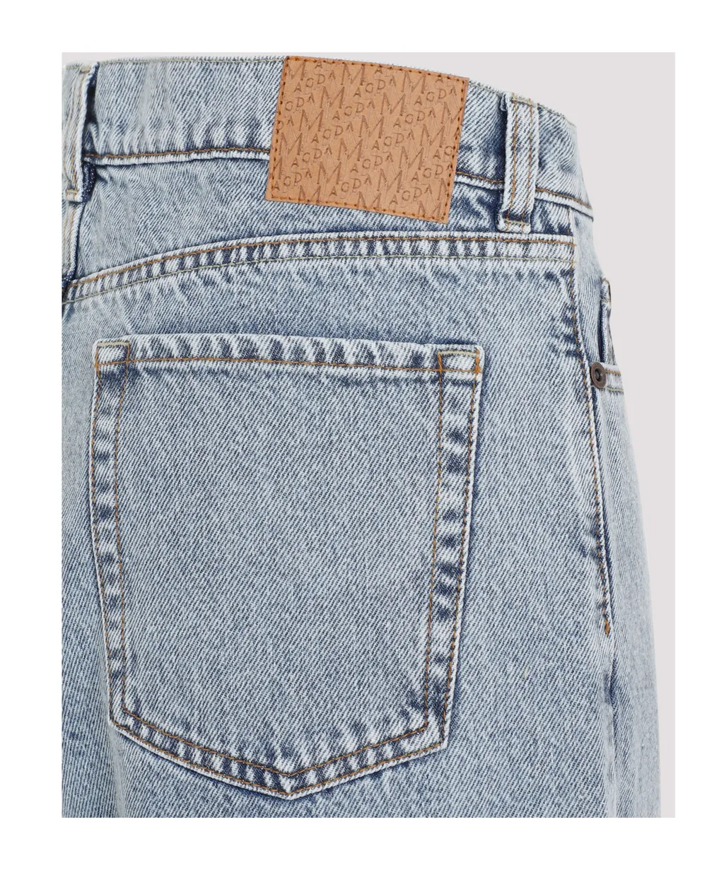 Magda Butrym Loose Leg Denim Jeans