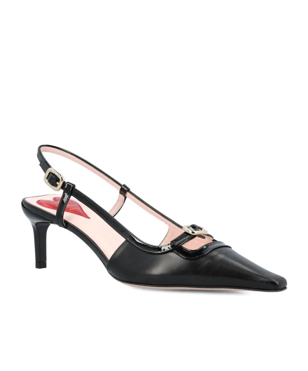 Roger Vivier Pointed Toe Slingback Pumps