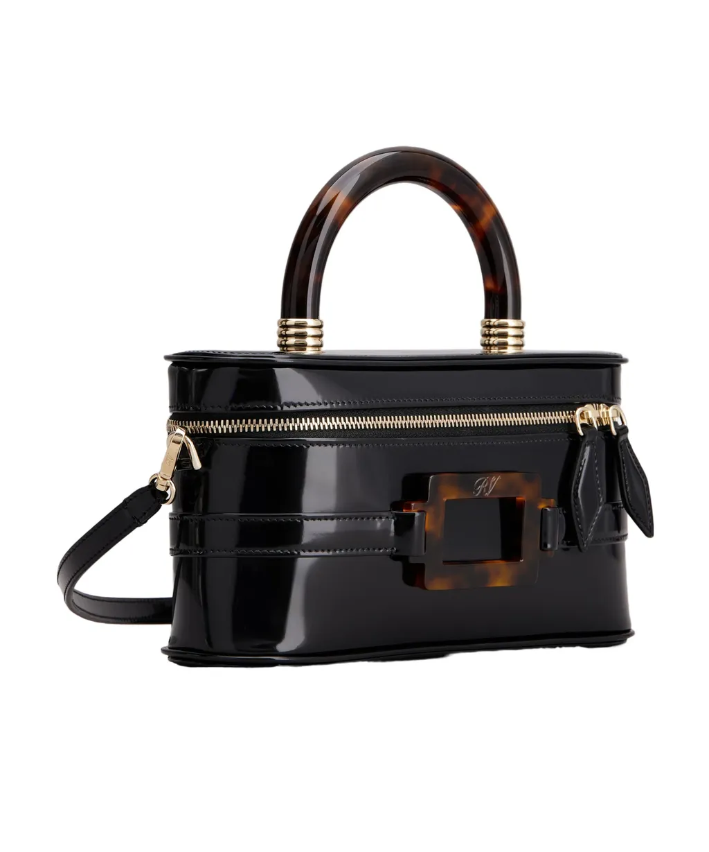 Roger Vivier Logo Engraved Zipped Tote Bag