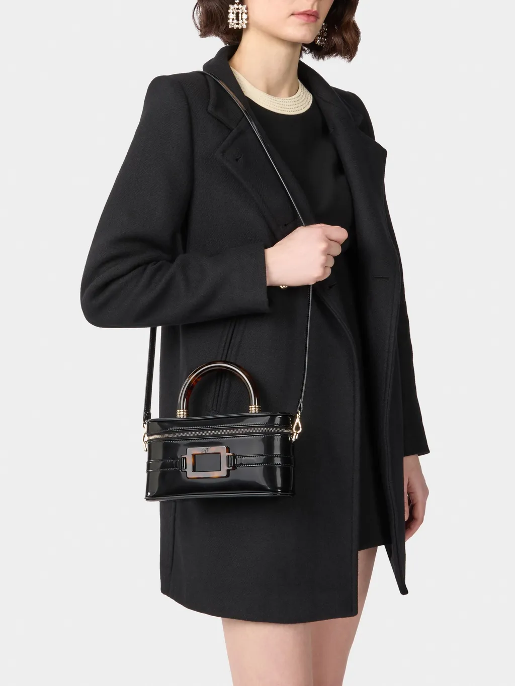 Roger Vivier Logo Engraved Zipped Tote Bag
