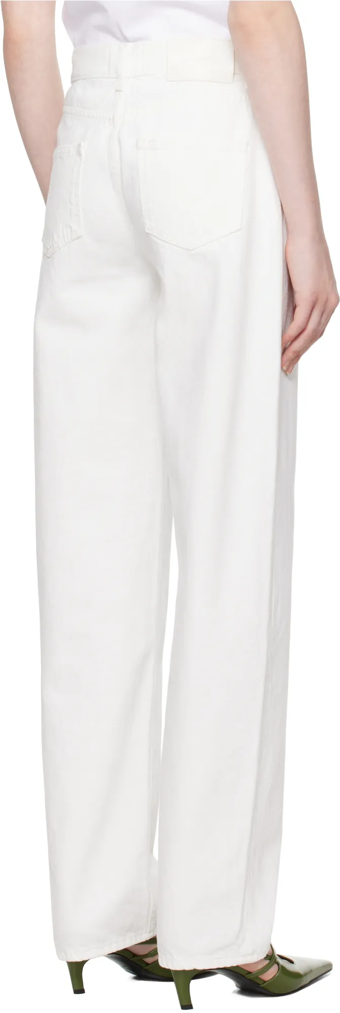 Belt Ring Denim Trousers